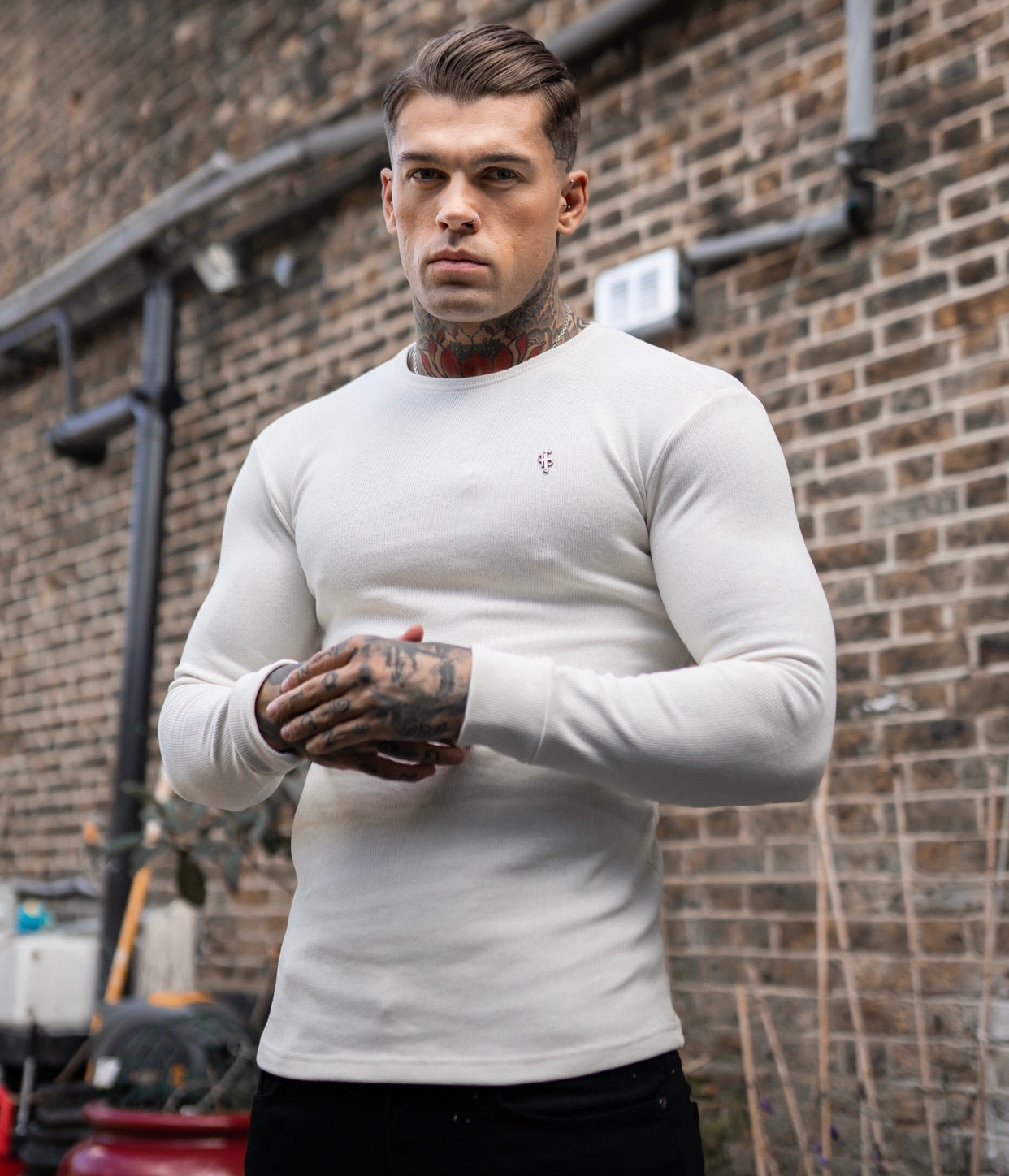 Classic Cream Super Slim Jumper - FSH411