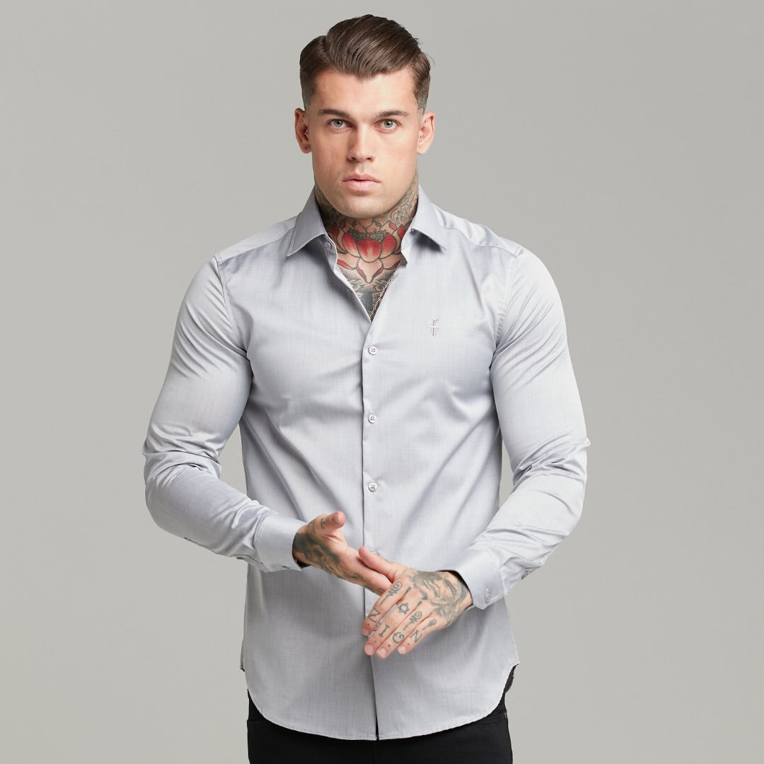 Classic Grey Cutaway Collar - FS602