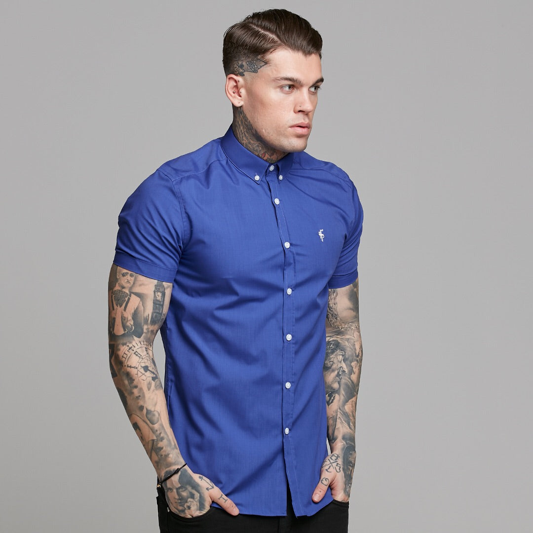 Classic Indigo Blue Short Sleeve - FS241 (LAST CHANCE)