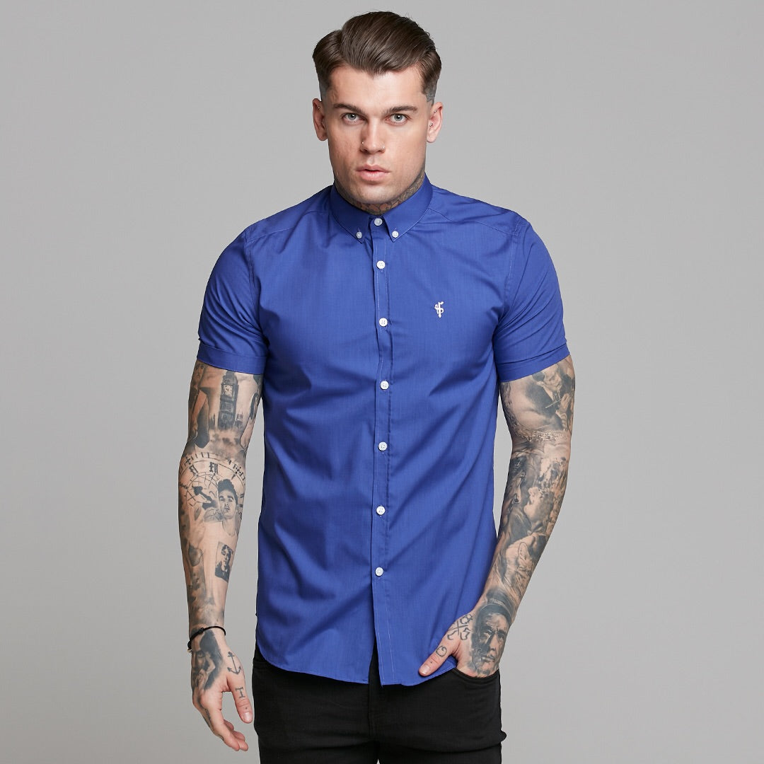 Classic Indigo Blue Short Sleeve - FS241 (LAST CHANCE)