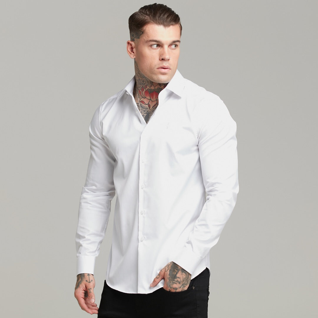 Classic White Twill Cutaway Collar - FS599