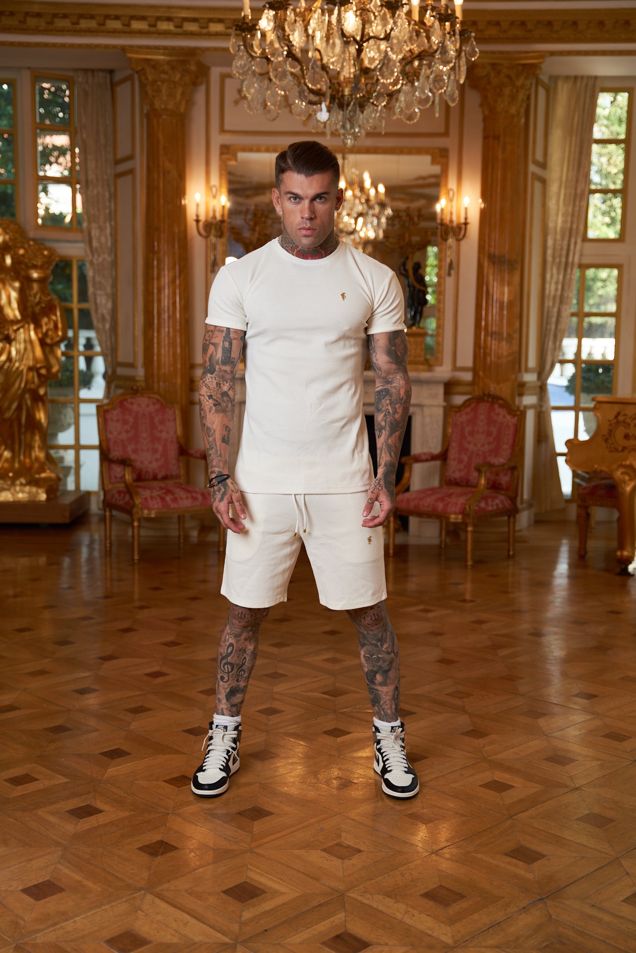 Small Waffle Cream Shorts - FSWS666