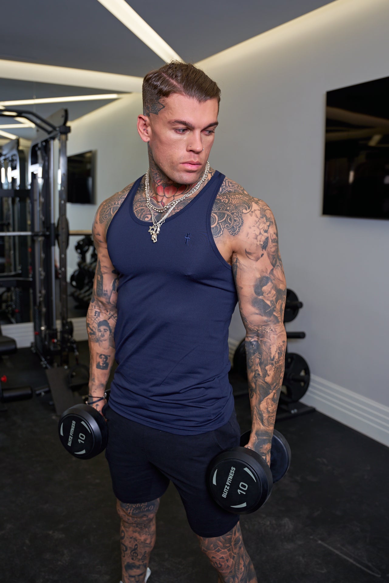 Navy Gym Vest - FSH685