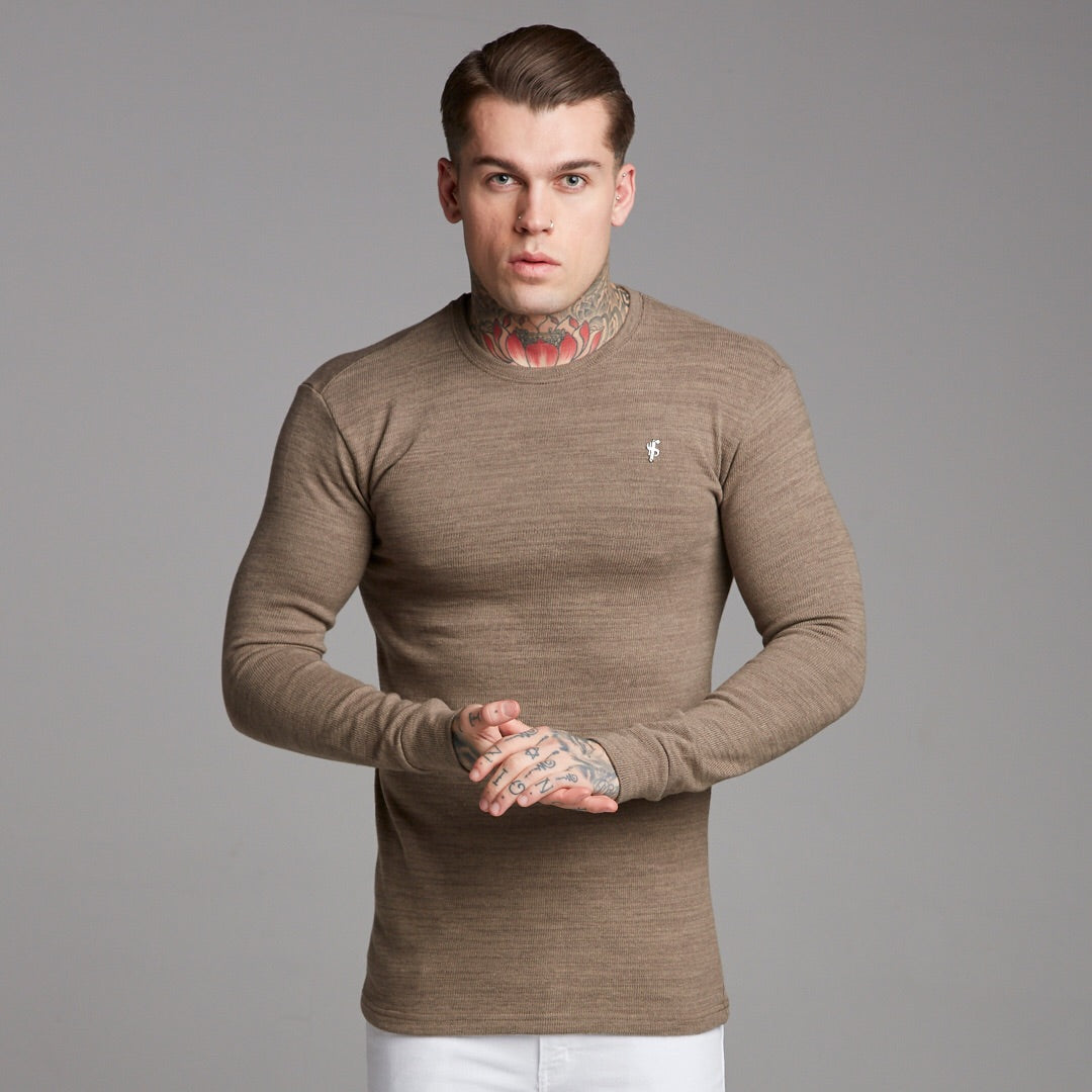 Classic Brown Super Slim Jumper - FSH229