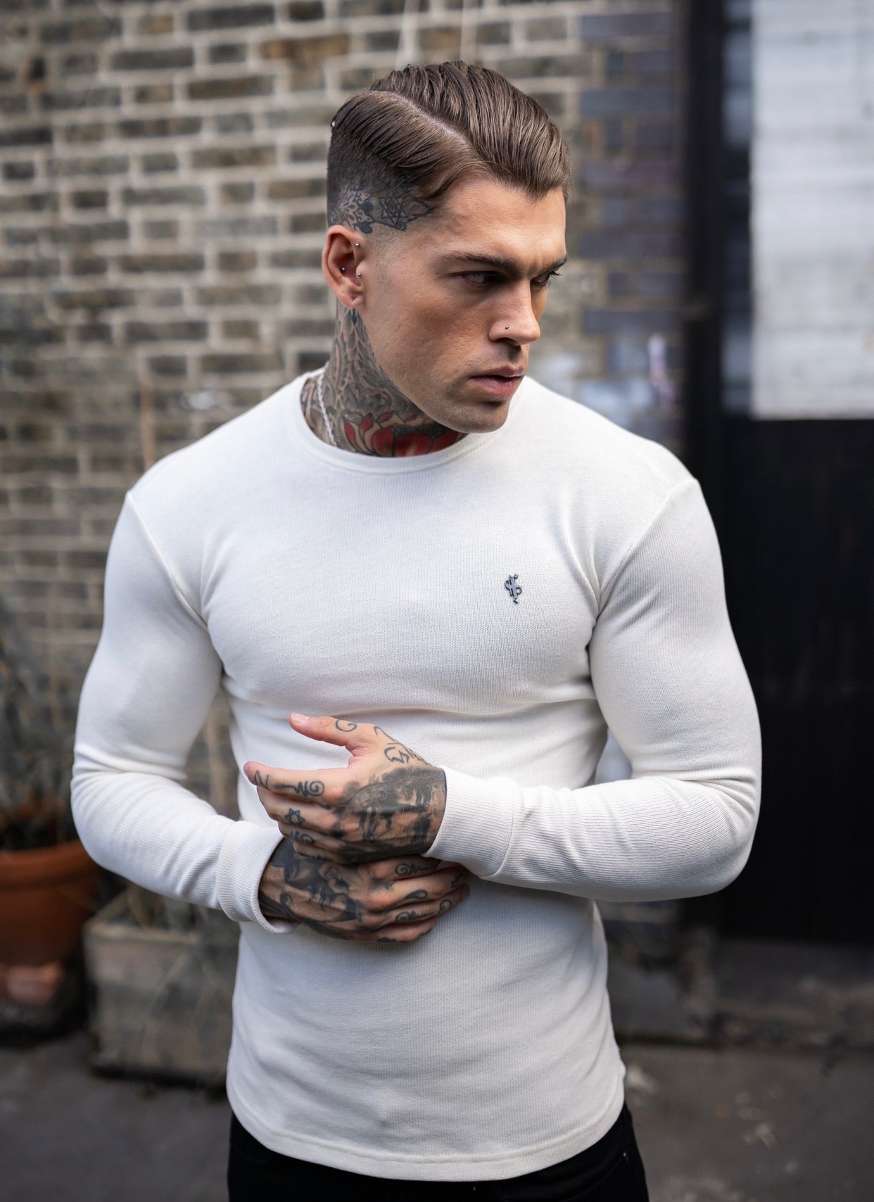 Classic Cream Super Slim Jumper - FSH411