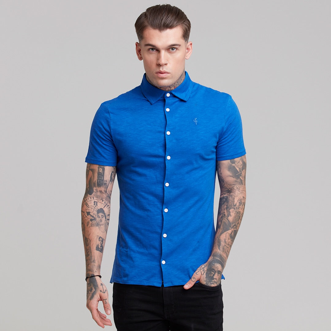 Royal Blue Jersey Short Sleeve - FSH013 (LAST CHANCE)