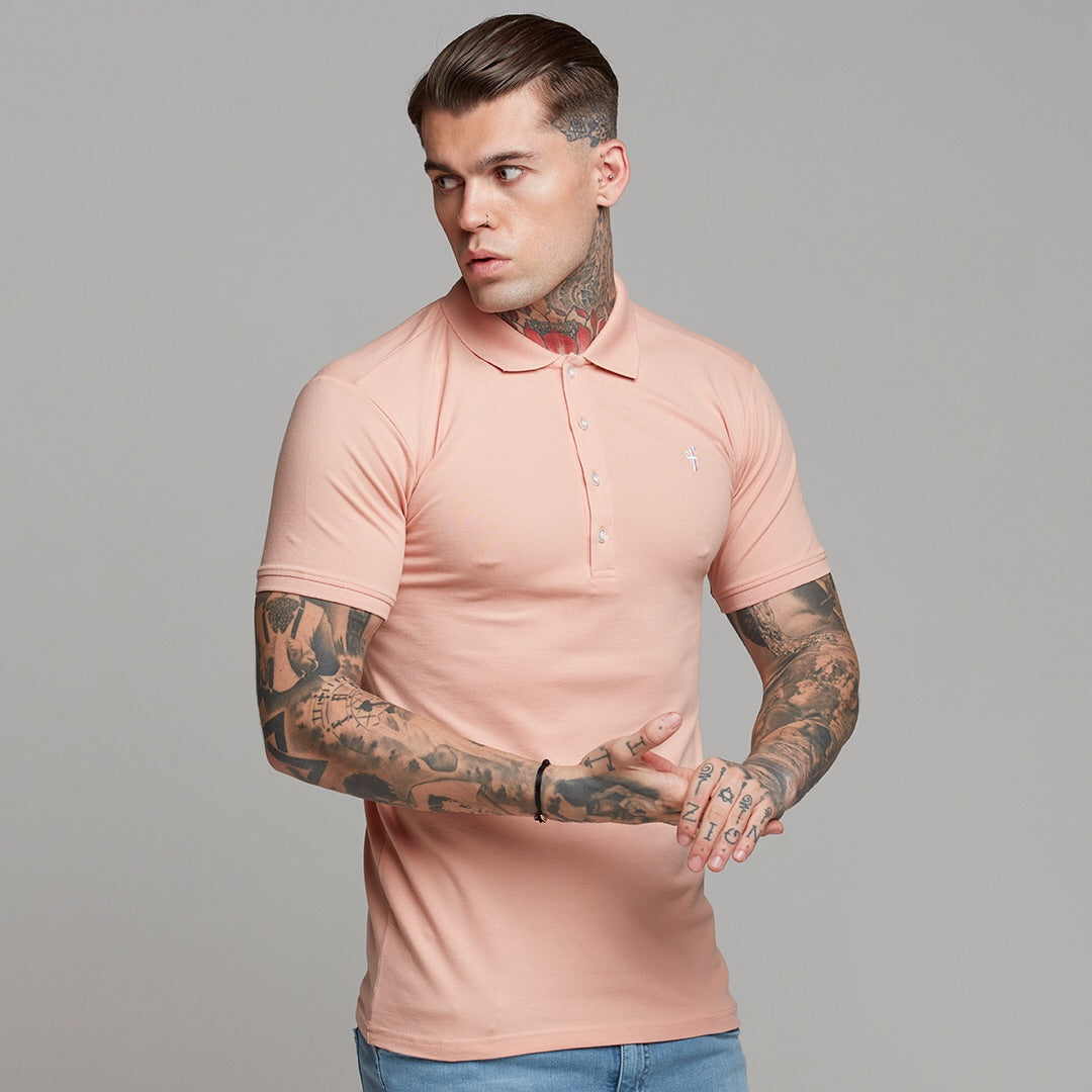 Classic Peach Polo Shirt - FSH244
