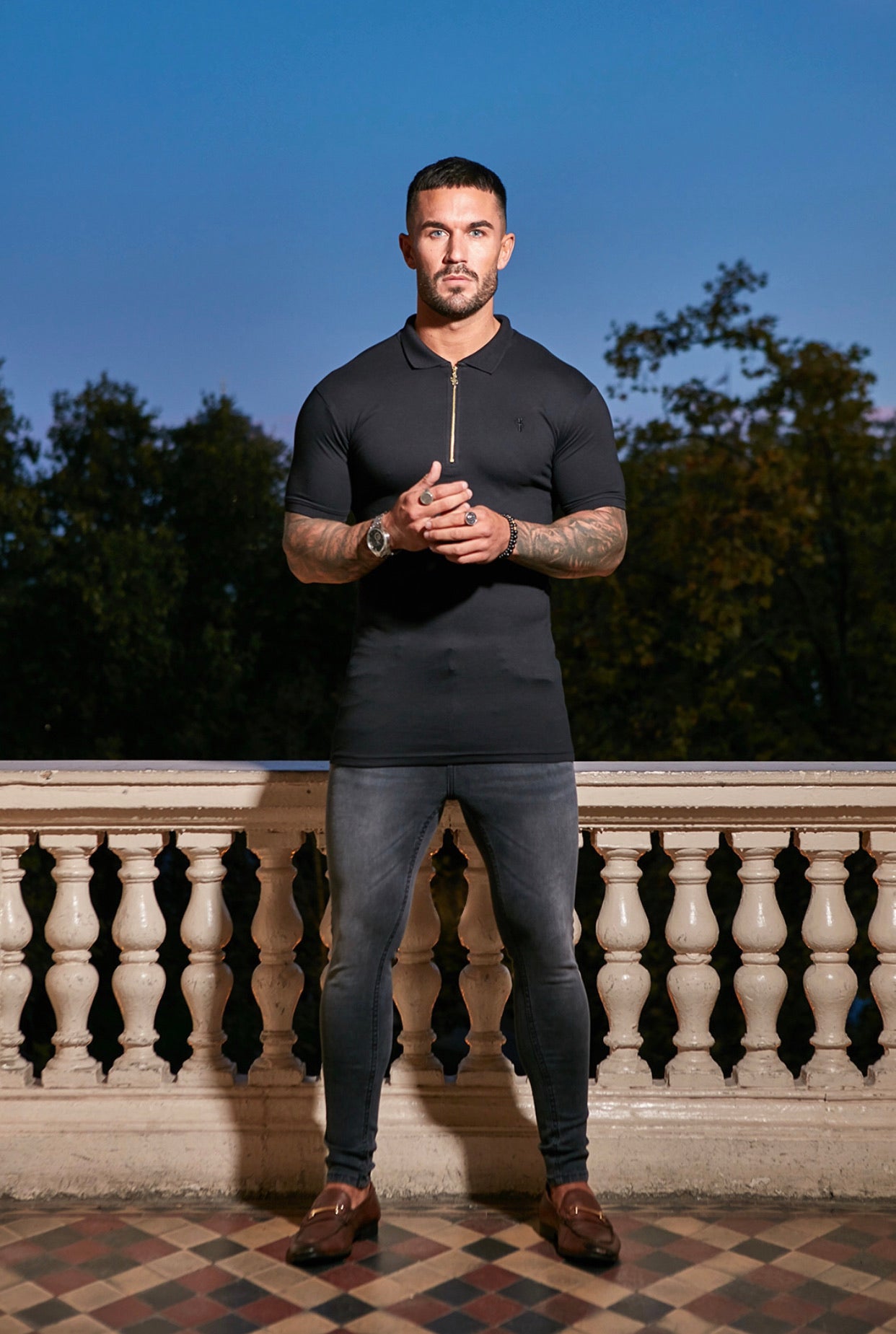 Slim Stretch Ultra tapered Ankle Grey Jeans - FSM011 (LAST CHANCE)