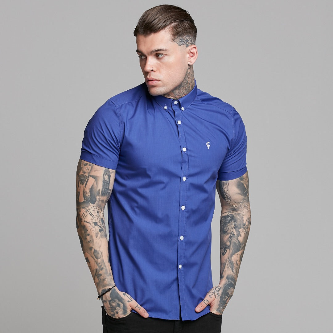 Classic Indigo Blue Short Sleeve - FS241 (LAST CHANCE)
