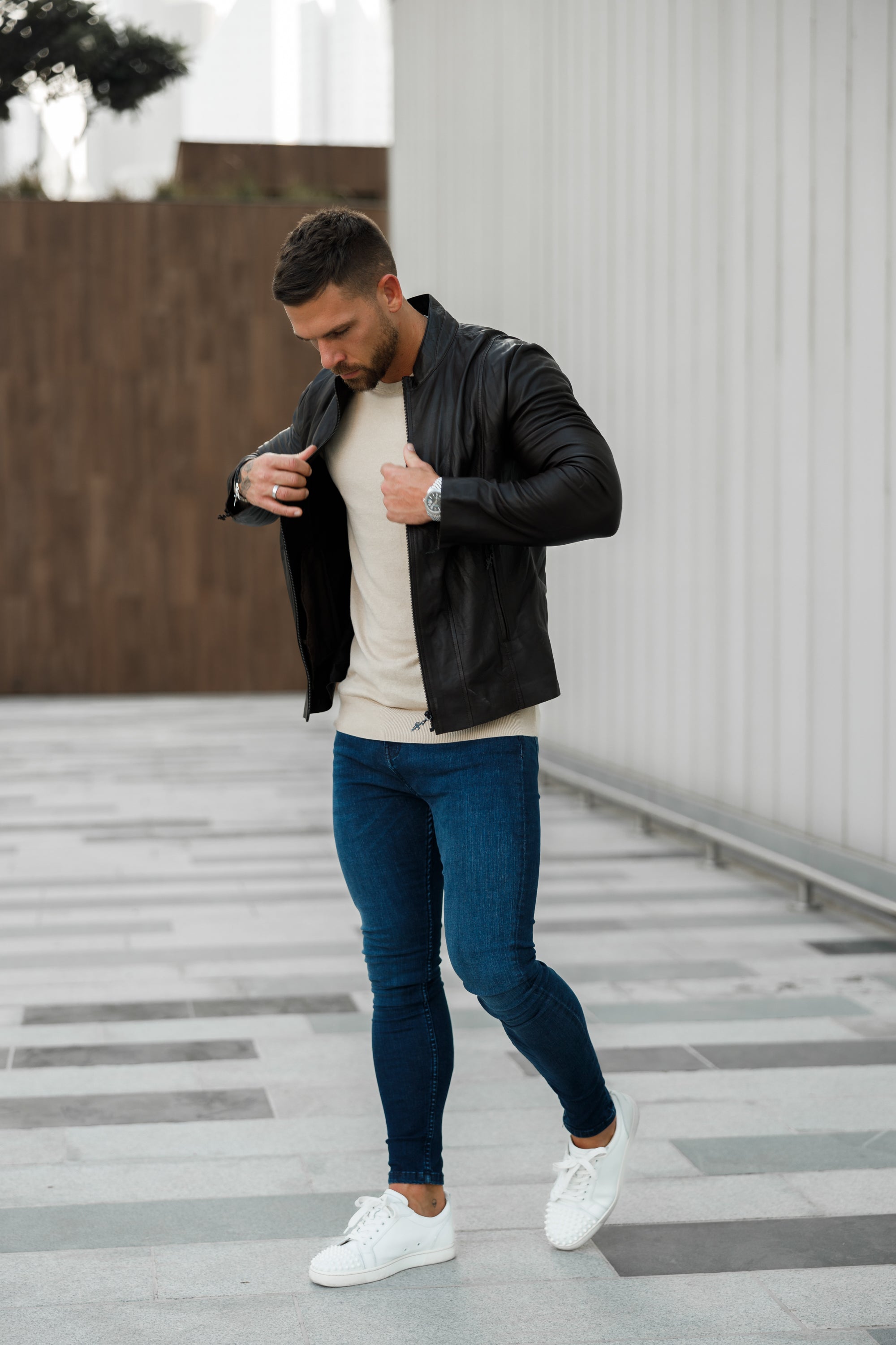 Ultra Stretch Navy Slim Jeans - FSJEAN001