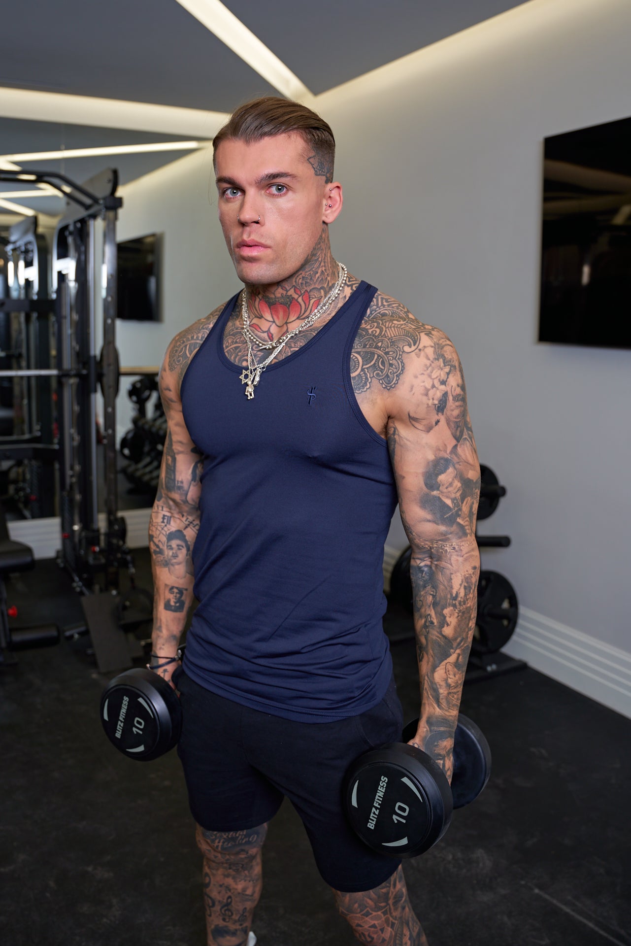Navy Gym Vest - FSH685