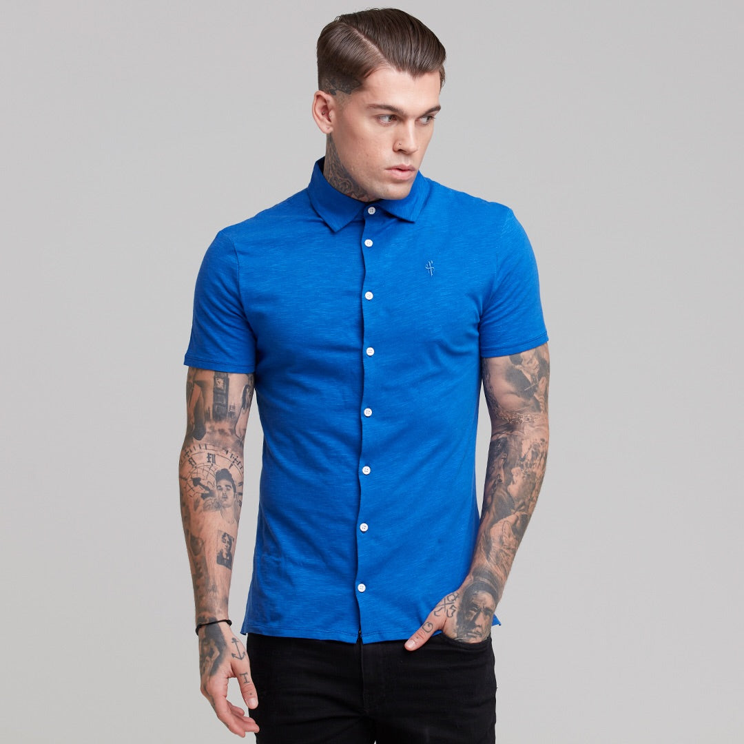 Royal Blue Jersey Short Sleeve - FSH013 (LAST CHANCE)