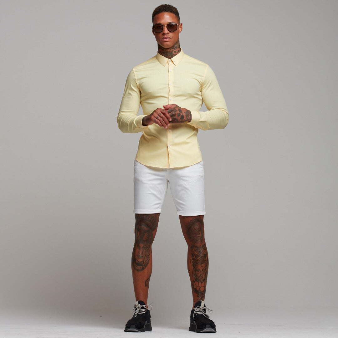 Super Slim Ultra Stretch Yellow Long Sleeve - FS475