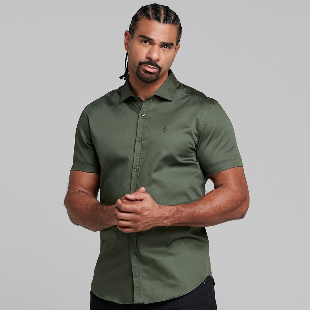 Classic Khaki Luxe Egyptian Cotton Short Sleeve - FS376 (LAST CHANCE)
