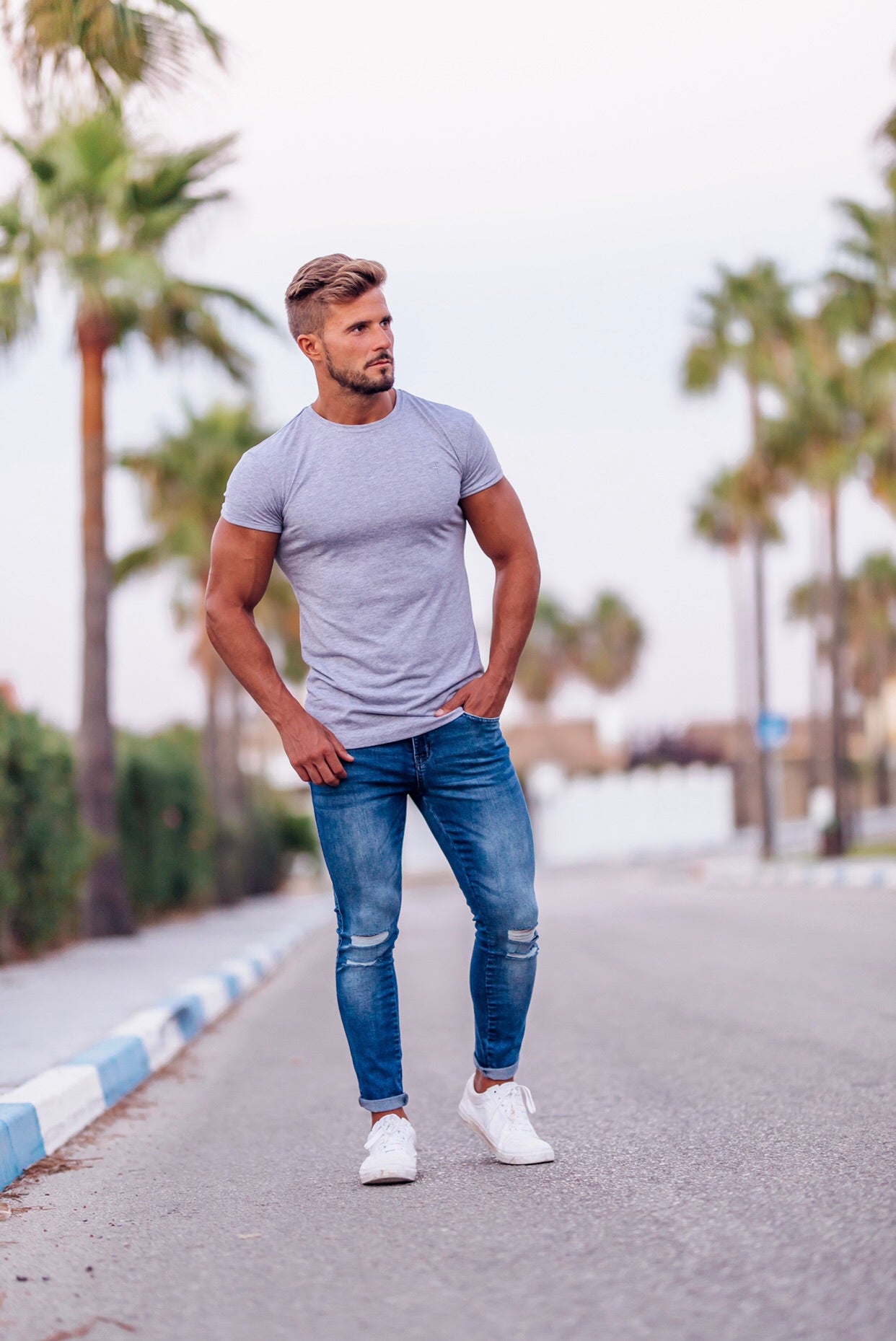 Classic Grey Crew FSH076
