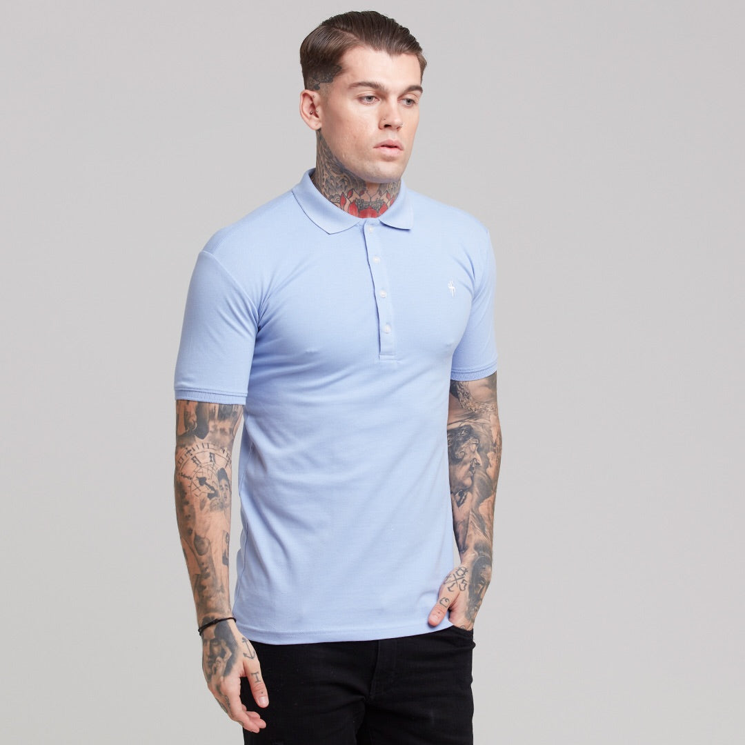 Cornflower Blue Polo Shirt - FSH245