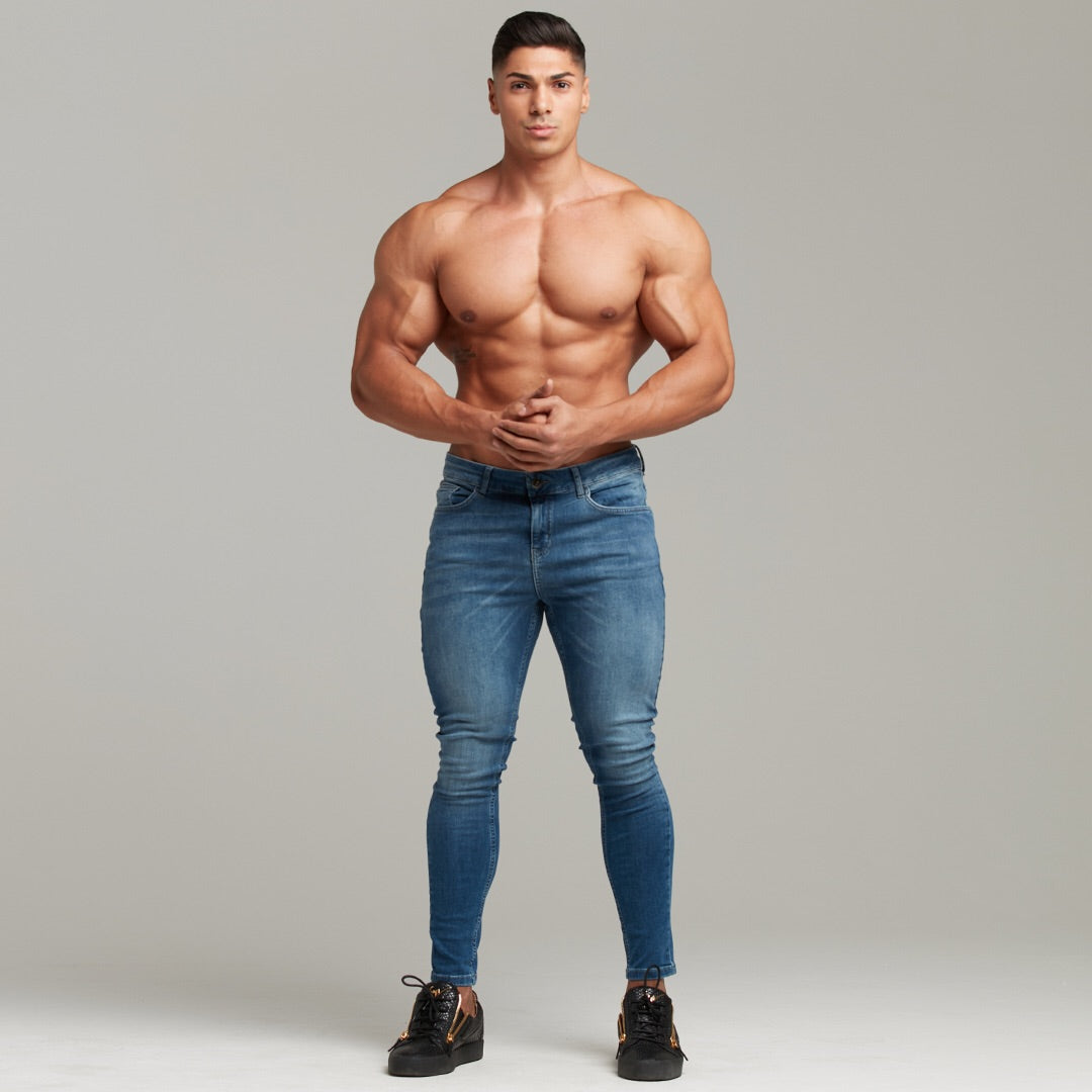 Father Sons Slim Stretch Light Blue Jeans - FSD01