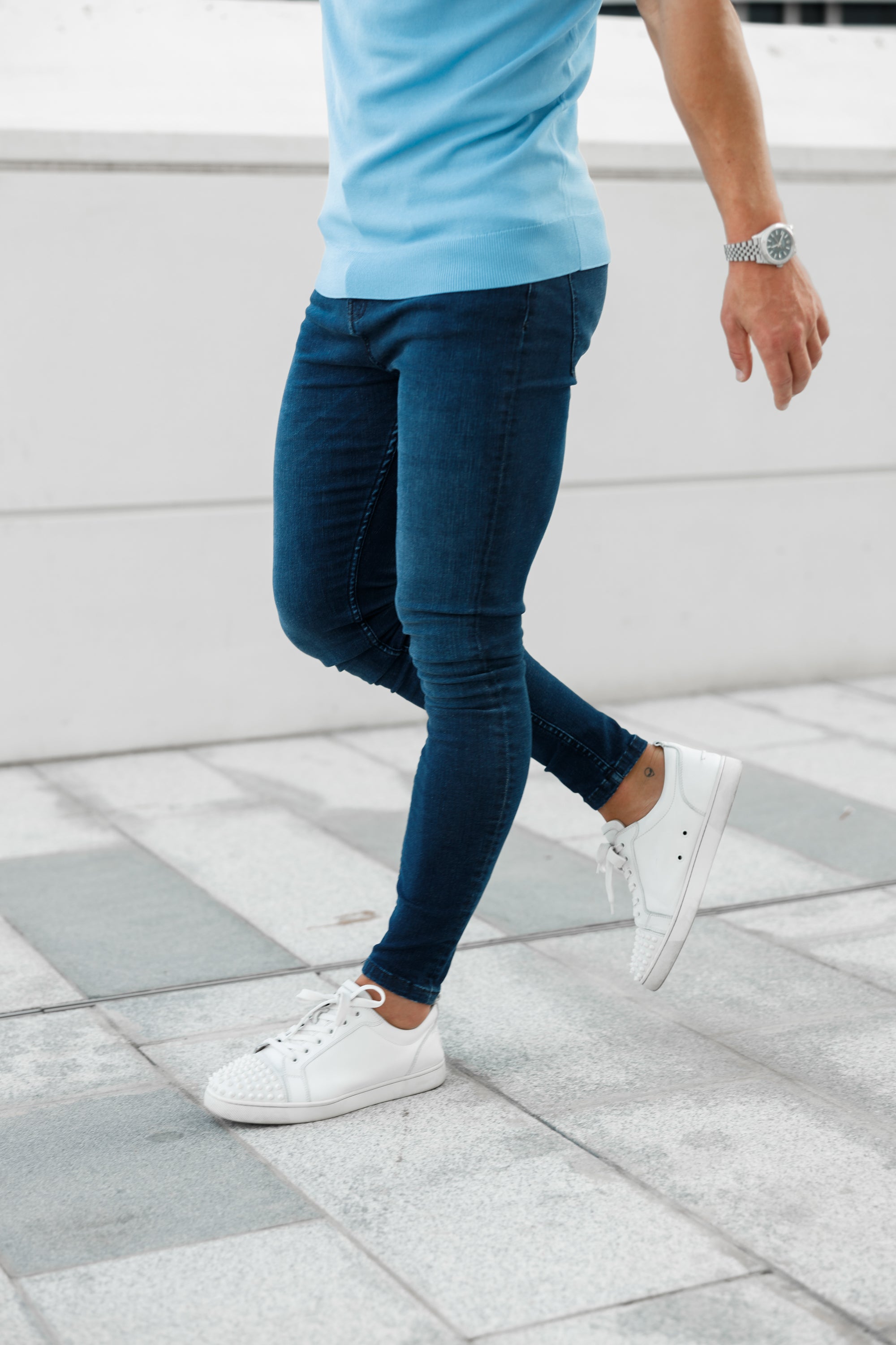Ultra Stretch Navy Slim Jeans - FSJEAN001