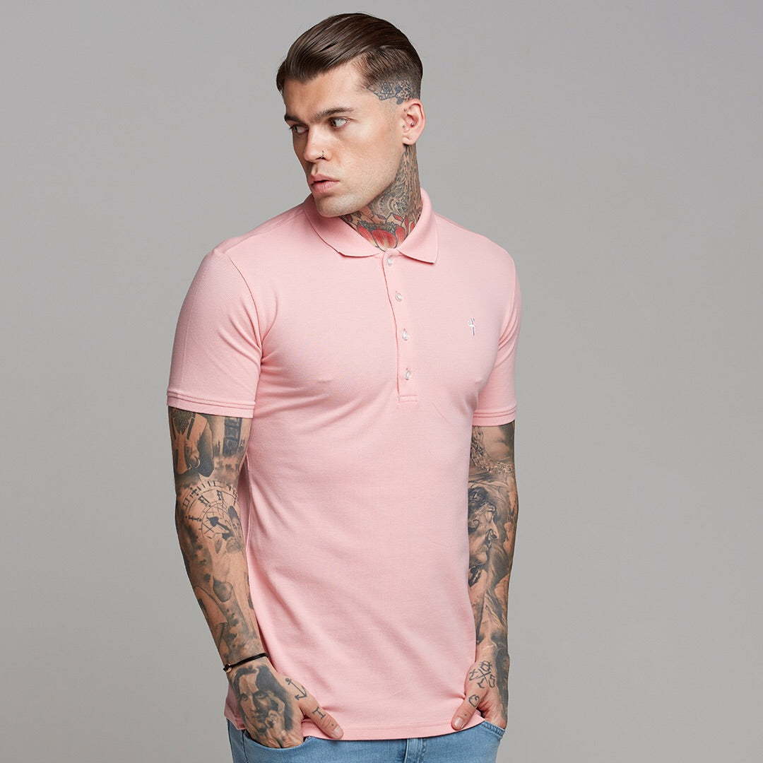 Classic Rose Pink Polo Shirt - FSH246