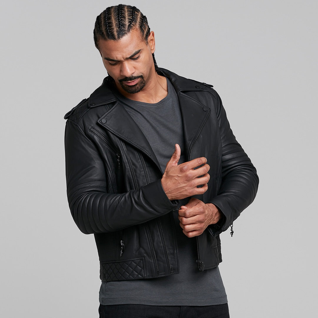 Black Leather Jacket - FSH104