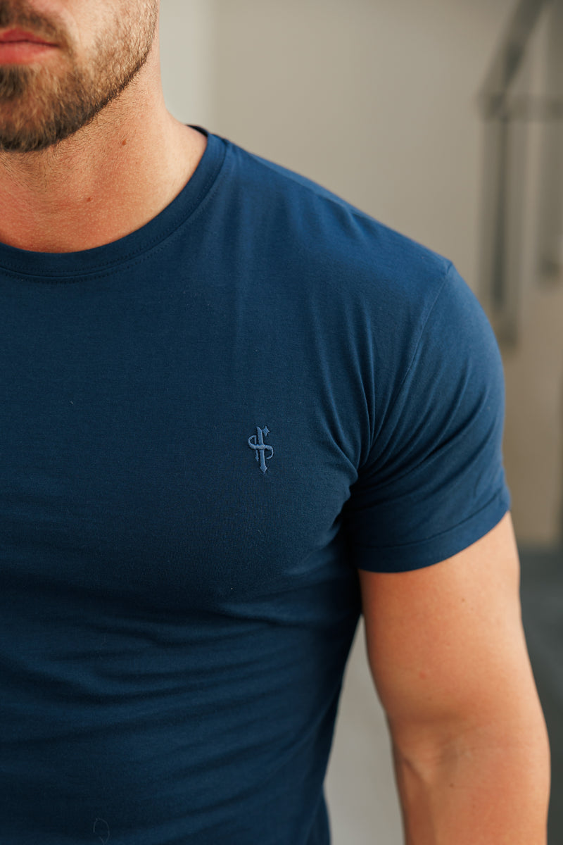 Father Sons 3 x Boxed Crew T-shirts Black, Navy, White - FSH1432