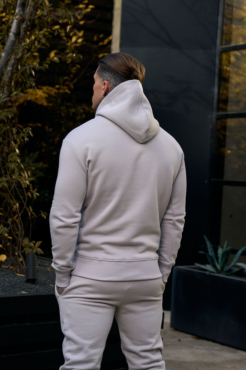 FS Plain Light Grey Hoodie With FS Branding - FSH1190 (PRE ORDER 11TH DECEMBER)