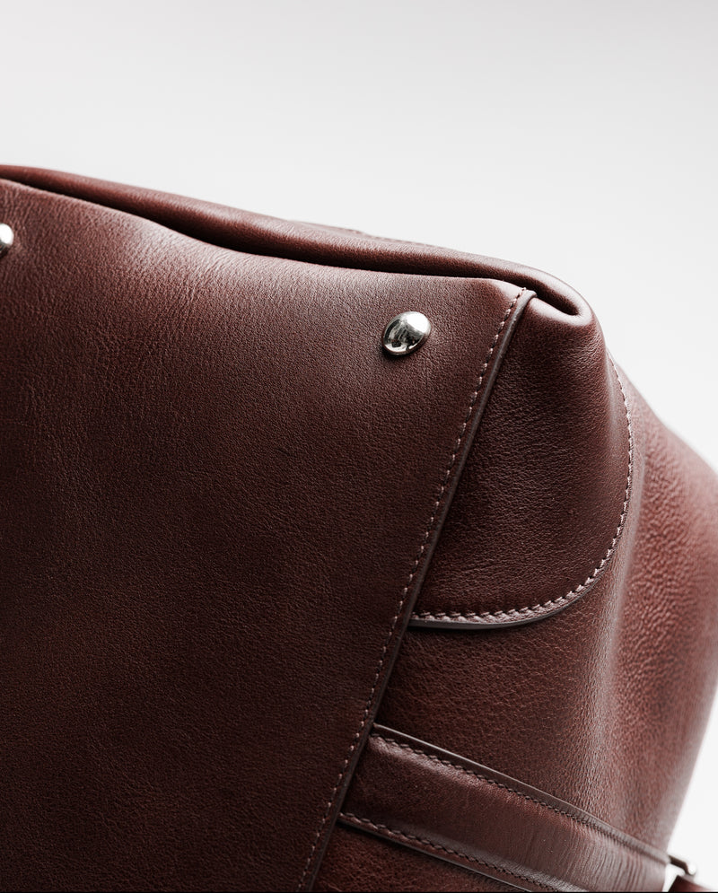 Father Sons Brown Leather Holdall Bag - FSH1426