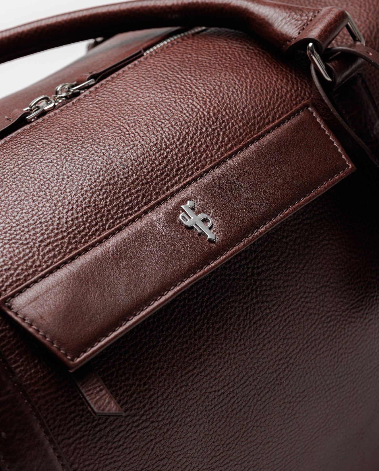 Brown Leather Holdall Bag - FSH1426