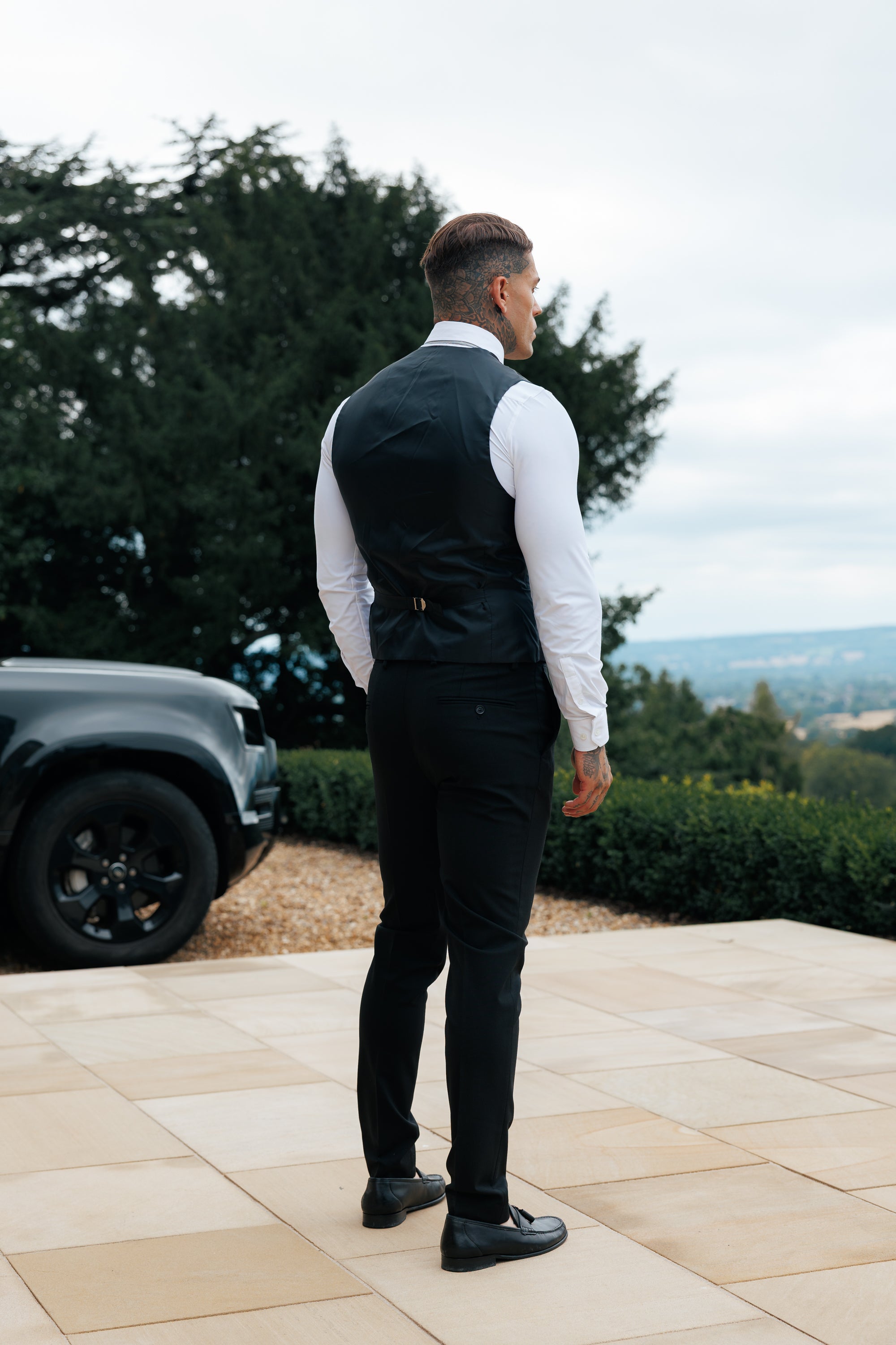 Slim Formal Waistcoat Black - FSW010