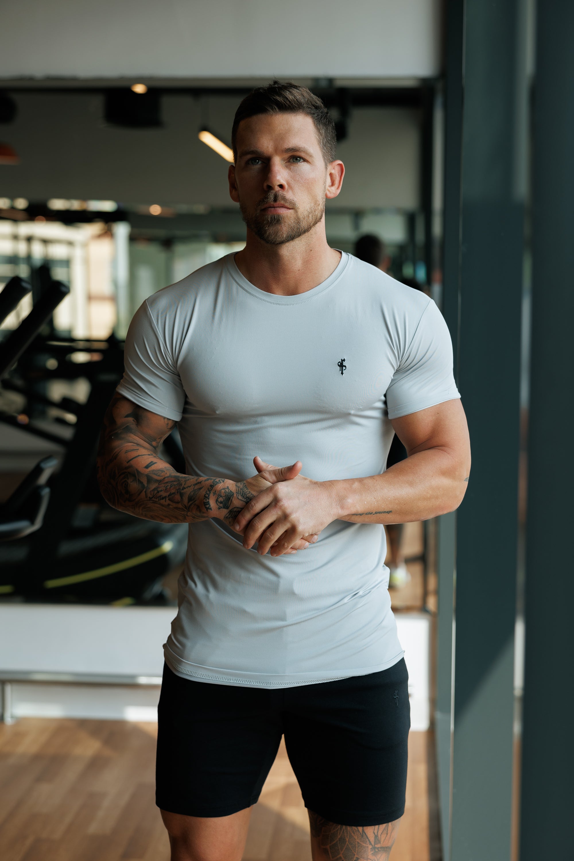 Light Grey / Black Gym Crew - FSH1275