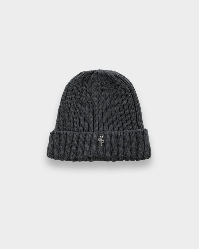 Father Sons Ribbed Beanie Hat Charcoal - FSJ123
