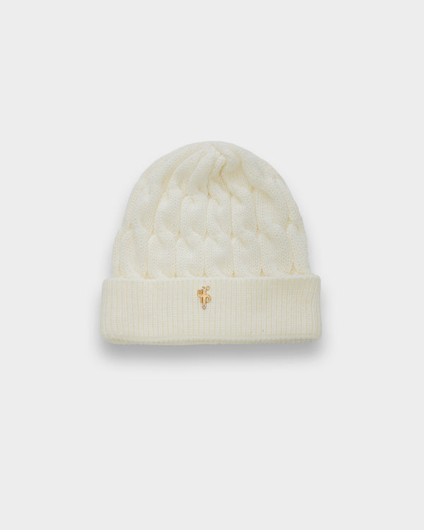 Father Sons Link Weave Beanie Hat Cream- FSJ108 (PRE ORDER 12TH DECEMBER)
