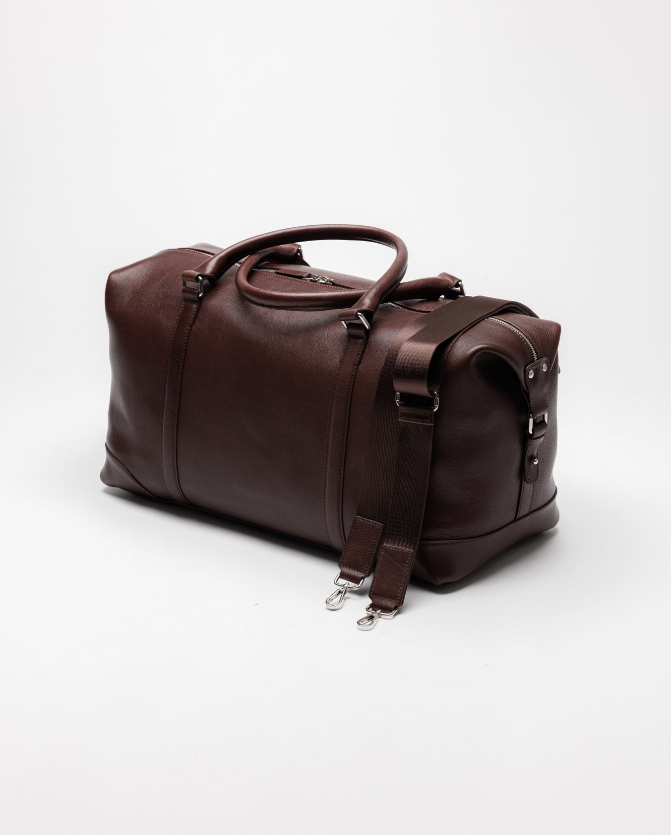Brown Leather Holdall Bag - FSH1426