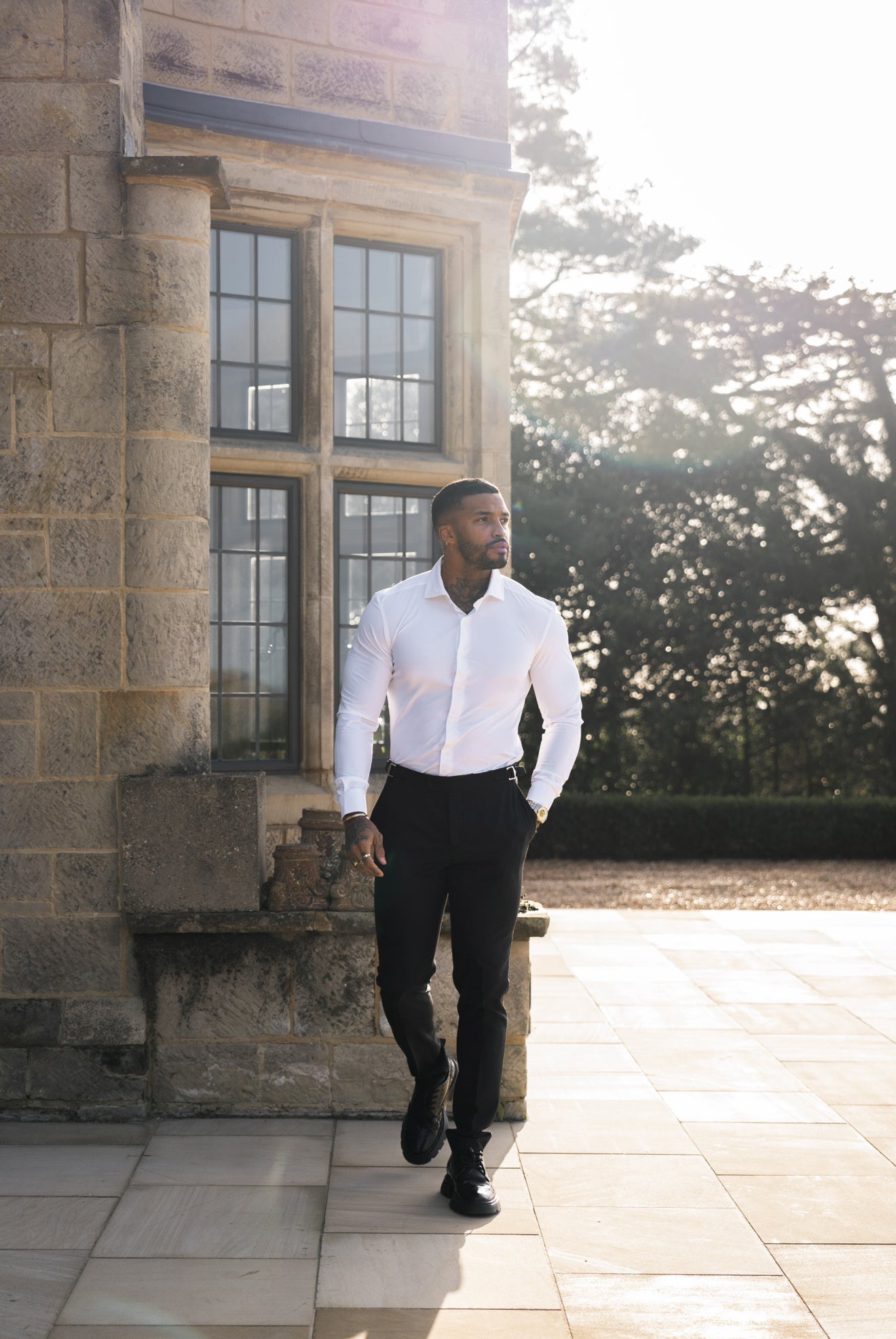 Ultra Stretch Compression Shirt Long Sleeve White - FS1233