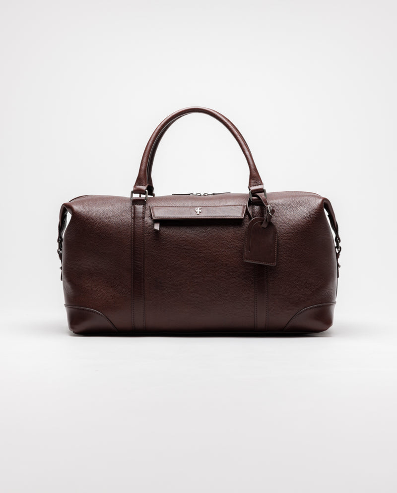 Father Sons Brown Leather Holdall Bag - FSH1426
