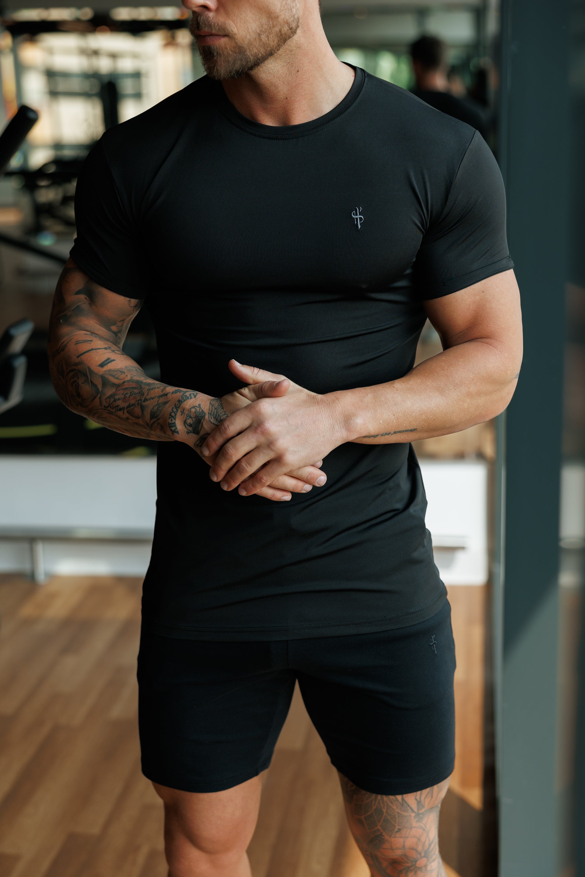 Black / Grey Gym Crew - FSH1273