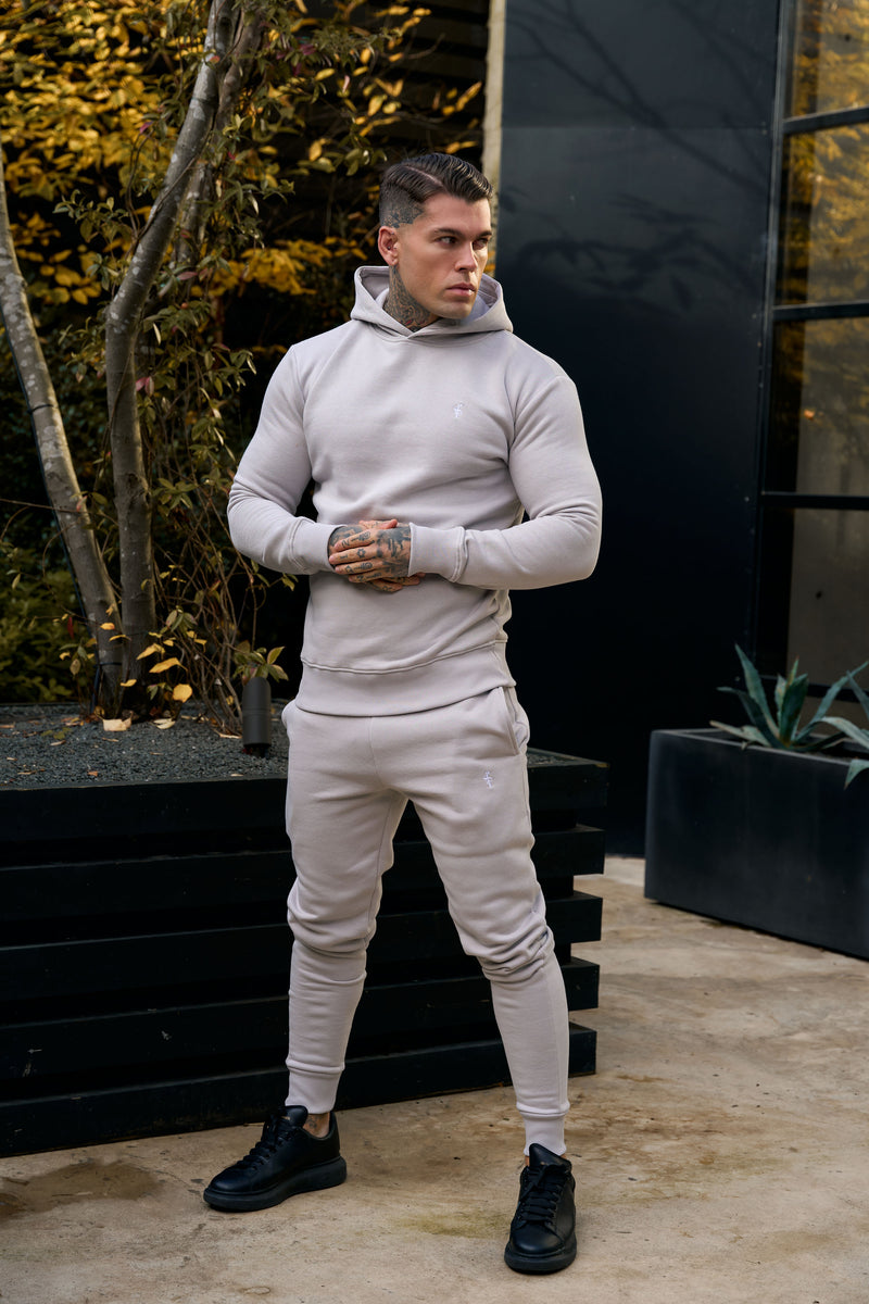 FS Plain Light Grey Hoodie With FS Branding - FSH1190 (PRE ORDER 11TH DECEMBER)