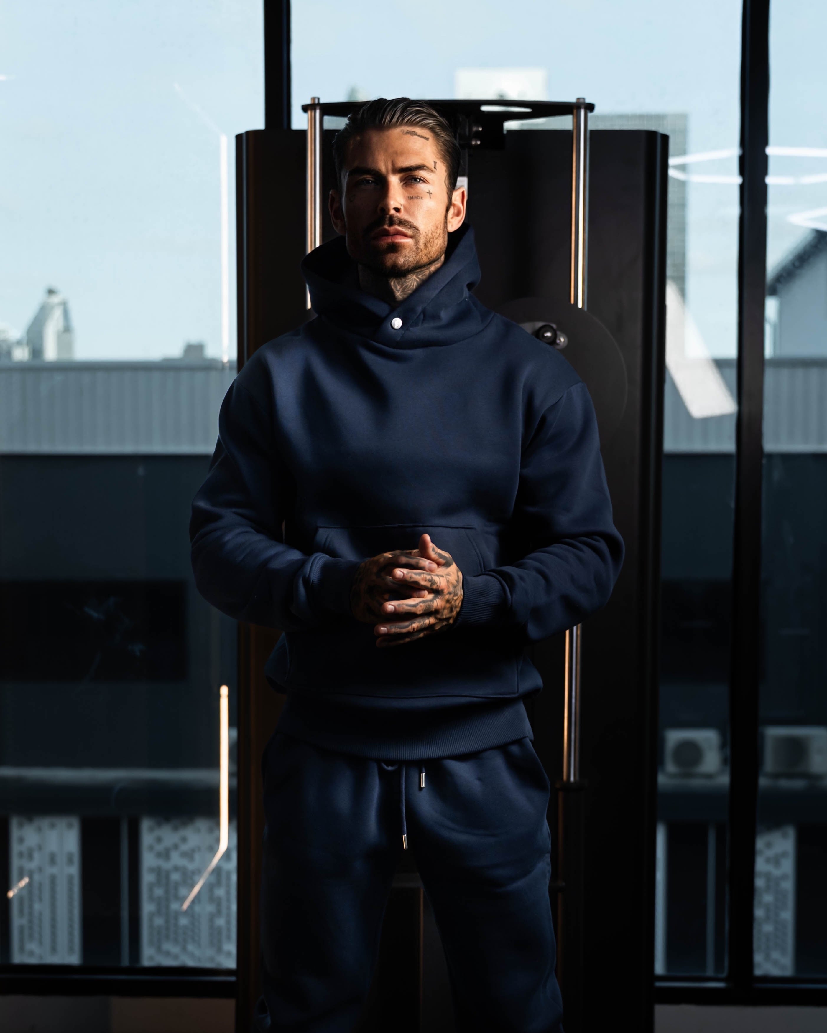 Navy Oversized Bottoms - FSR005