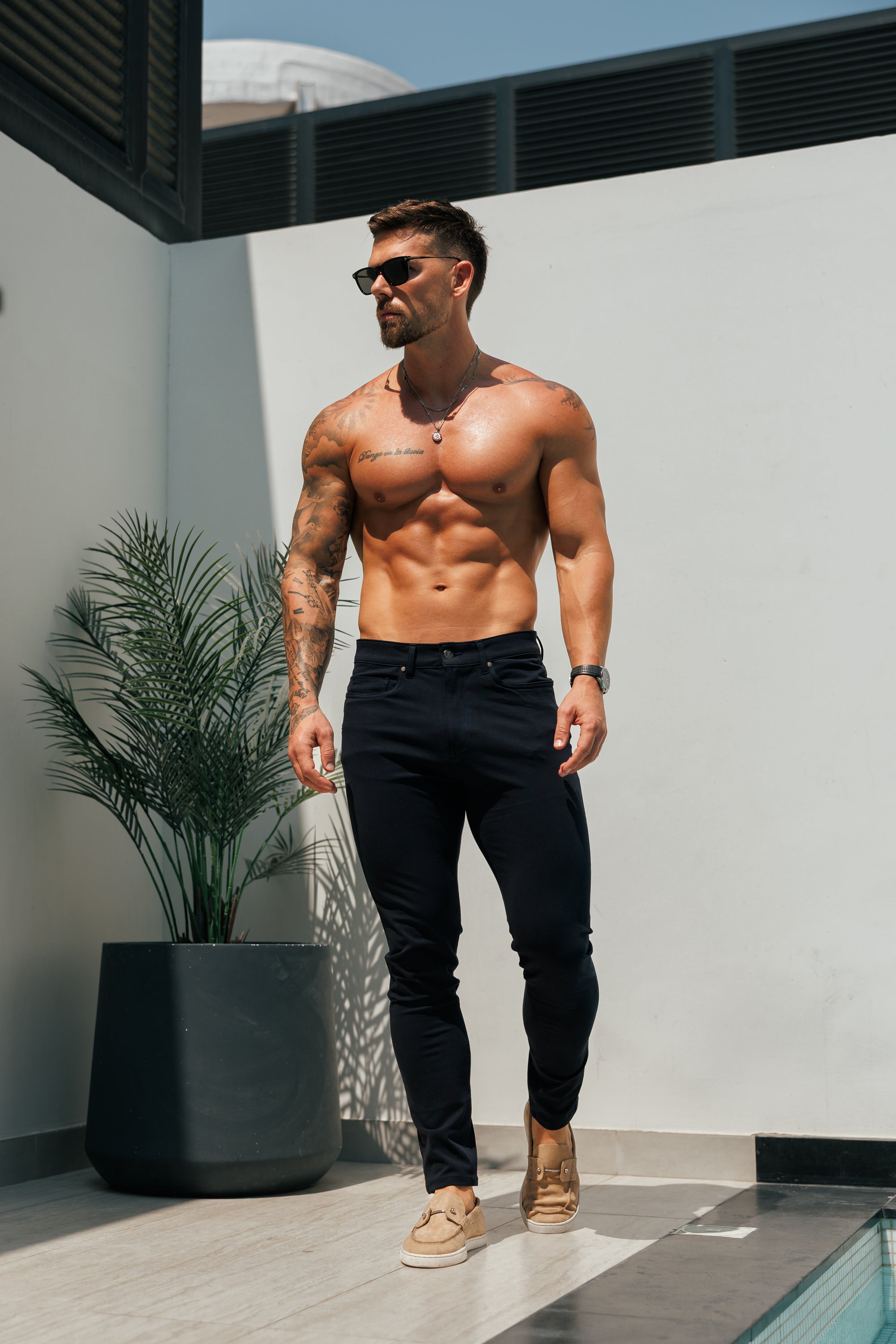 Ultra Stretch Navy Relaxed Jeans - FSJEAN015