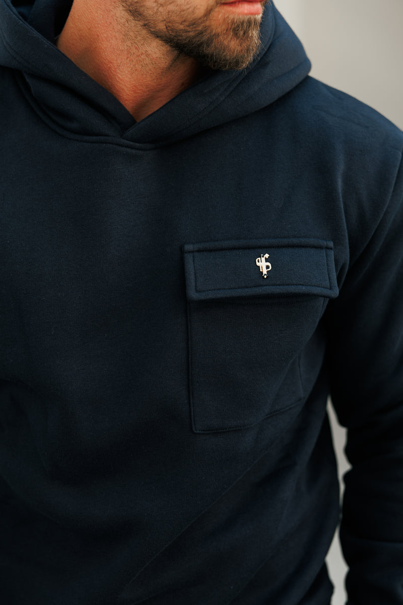 FS Navy / Gold Cargo Hoodie - FSR038 (PRE ORDER 22ND DECEMBER)