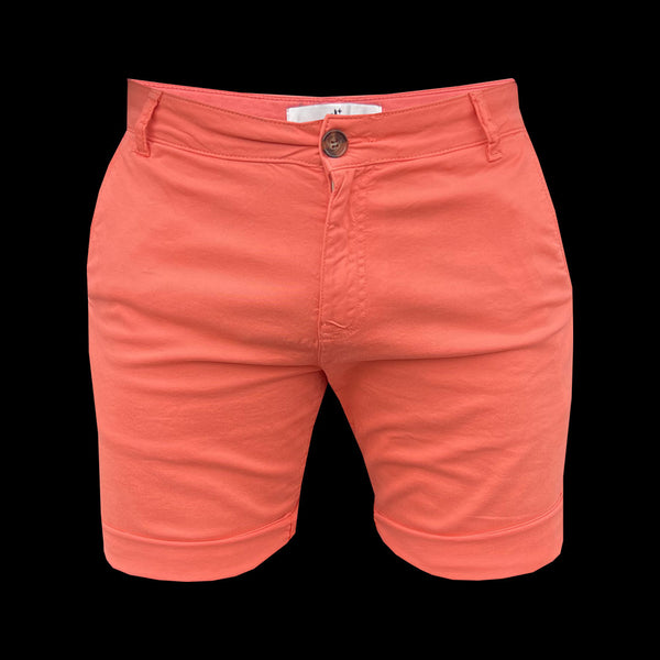 Father Sons Slim Fit Coral Chino Shorts - FSH988 (PRE ORDER 25TH APRIL)