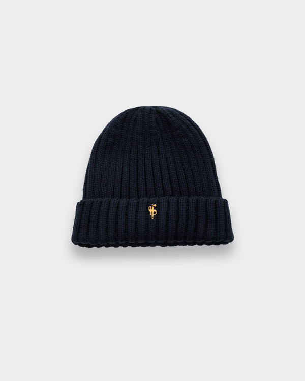 Father Sons Ribbed Beanie Hat Navy - FSJ121