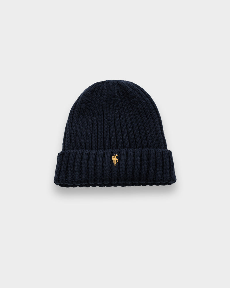 Father Sons Ribbed Beanie Hat Navy - FSJ121