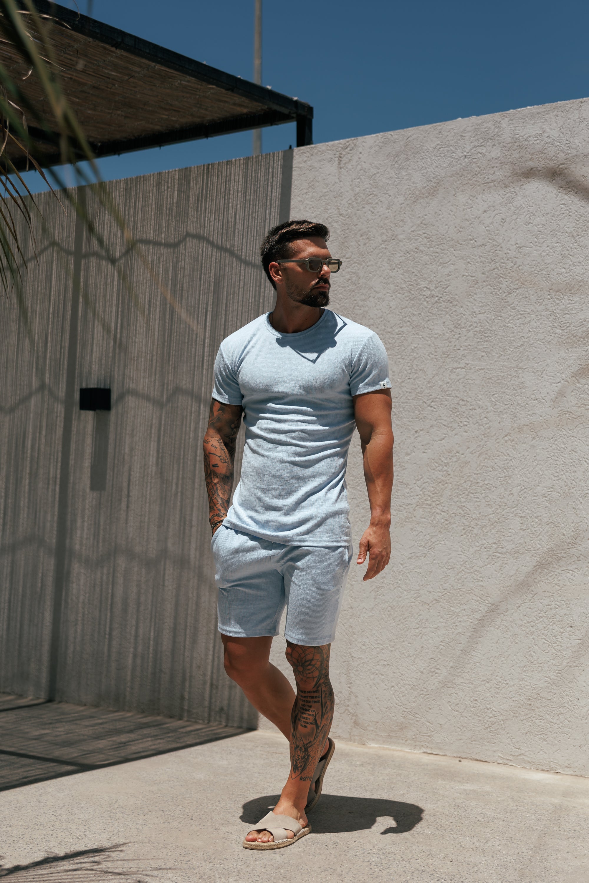 Jersey Cord Light Blue T-Shirt - FSR098 (PRE ORDER 29TH MAY)