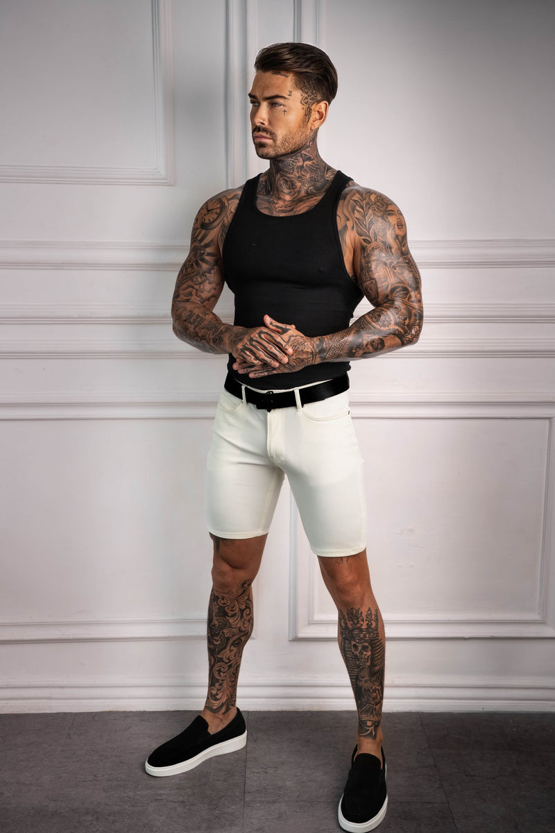 Father Sons Ultra Stretch Cream Relaxed Shorts - FSJS001