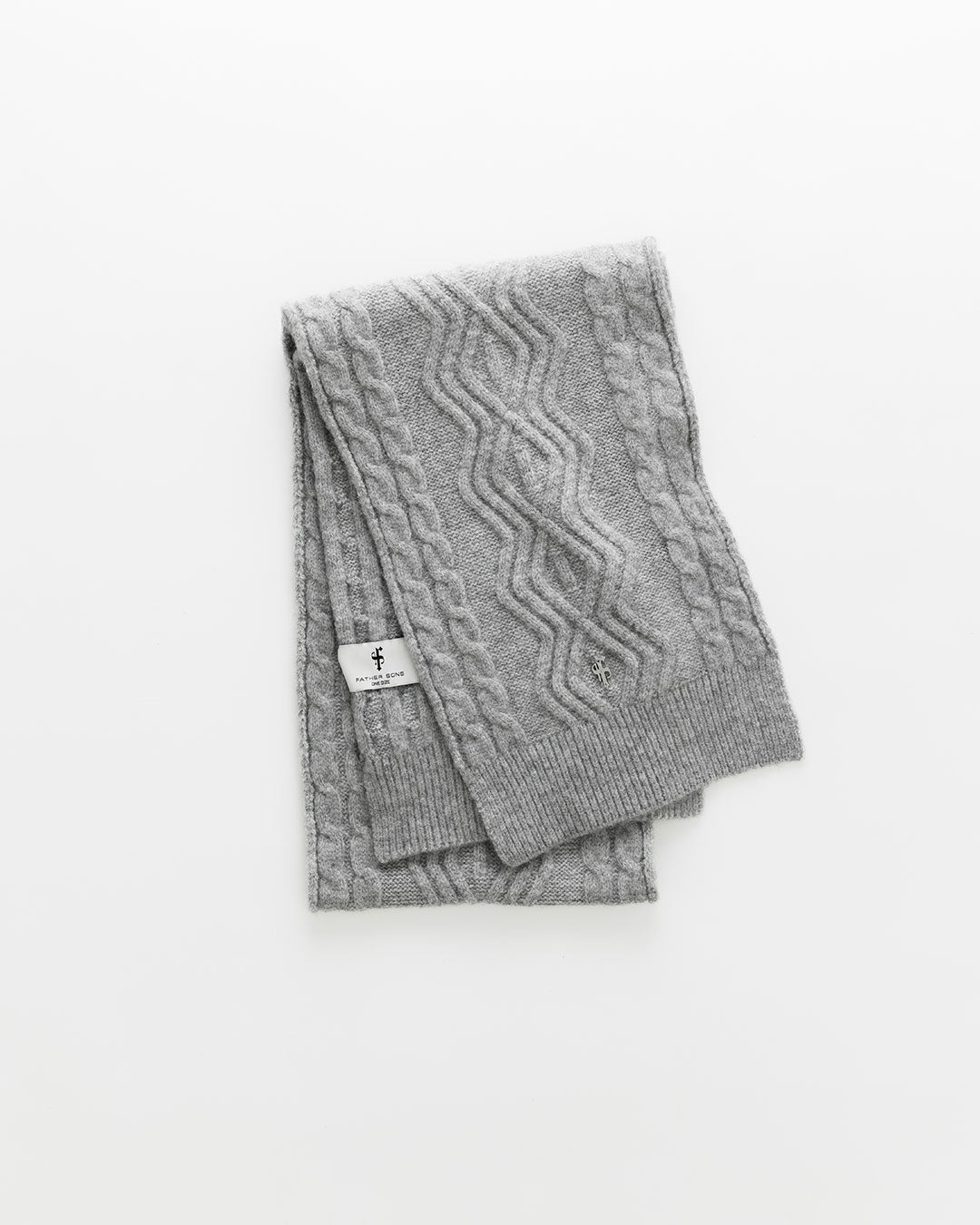 Grey Knitted Scarf - FSN230