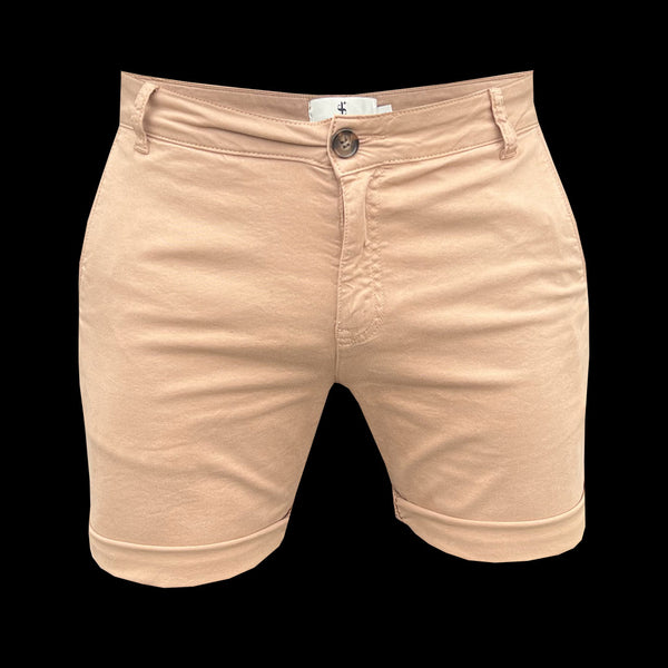 Father Sons Slim Fit Coffee Chino Shorts - FSH989