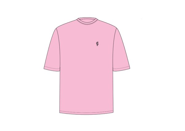 Father Sons Classic Pink Oversized Crew T Shirt - FSH870 (PRE ORDER 10TH OCTOBER)