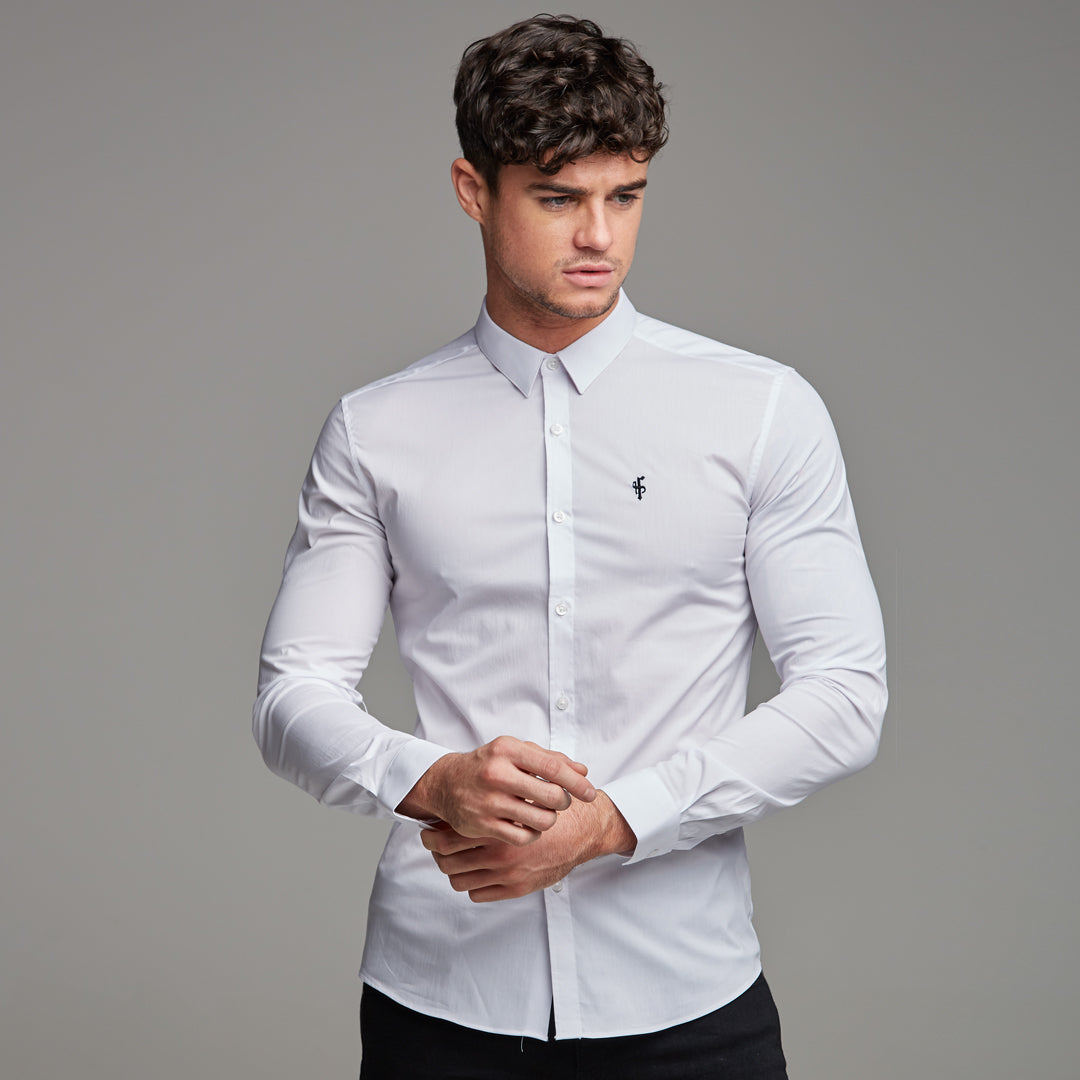 Super Slim Stretch Classic White - FS099