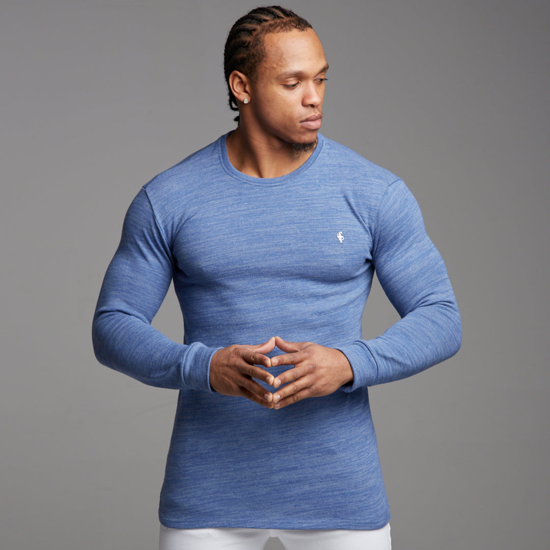 Classic Blue Super Slim Jumper - FSH222